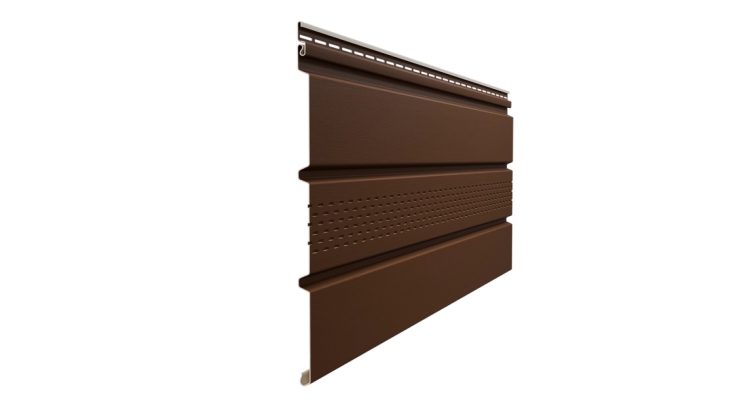 Софит Docke Premium, T4 с центральной перфорацией, каштан
