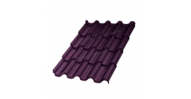 Металлочерепица Металл Профиль Монтерроса-S (VALORI-20-Violet-0.5)