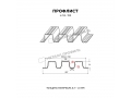 Профнастил Н114 x 750 B ОЦ оцинкованный 01 БЦ 0,9 мм