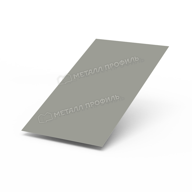 Лист стальной плоский ПЭ 01 РАЛ 9006 толщина 0.7 мм