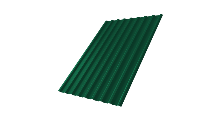 Профнастил С20R 0,5 Satin Matt TX RAL 6005 зеленый мох