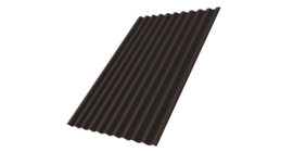 Профнастил С21R 0.45 Drap ST RR 32 темно-коричневый