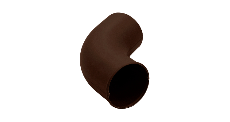 Колено стока 90 мм PU Мatt RAL 8017 шоколад