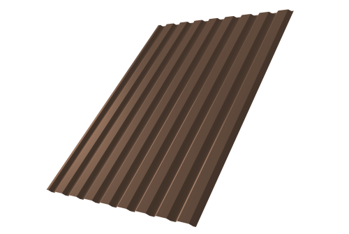 Профнастил С20А 0.45 PE RAL 8017 шоколад