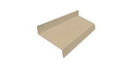 Отлив простой 50 0,45 Print Elite Milky Wood TwinColor (3м)