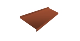 Отлив простой 250 0,5 Satin Matt RAL 8004 терракота (3м)