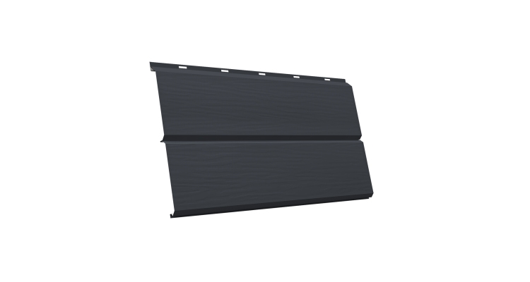 ЭкоБрус 3D 0,345 GL 0.45 Drap с пленкой RAL 7024 мокрый асфальт