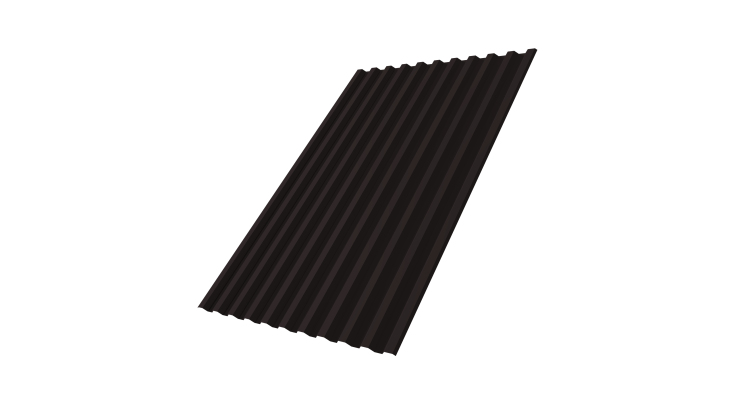 Профнастил С21R 0,5 Drap RAL 9005 черный