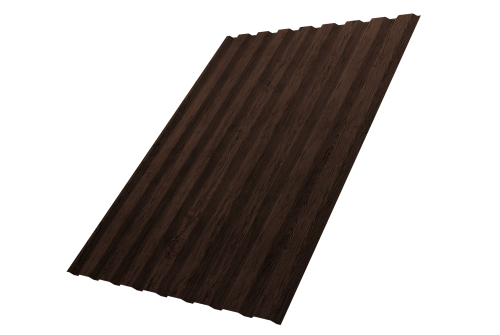 Профнастил С20A 0.45 Print Premium Antique Wood TwinColor