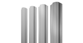 Штакетник Прямоугольный фигурный 0.5 Satin RAL 7004 сигнальный серый