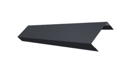 Ламель обратная 50 забора жалюзи Texas 0.45 Drap TR с пленкой RAL 7024 мокрый асфальт