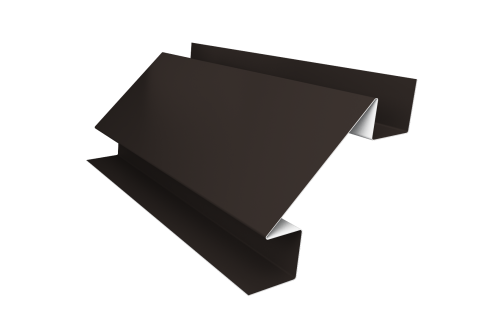 Планка угла внутреннего сложного Экобрус Grand Line 0,45 Drap TX RR 32 темно-коричневый (2м)