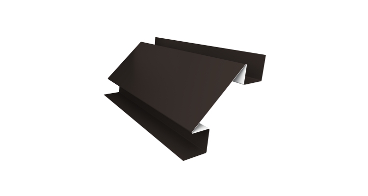 Планка угла внутреннего сложного Экобрус Grand Line 0,5 Drap RR 32 темно-коричневый (3м)