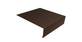 Планка лобовая/околооконная простая 190х50 0,45 Drap TwinColor RAL 8017 шоколад (3м)