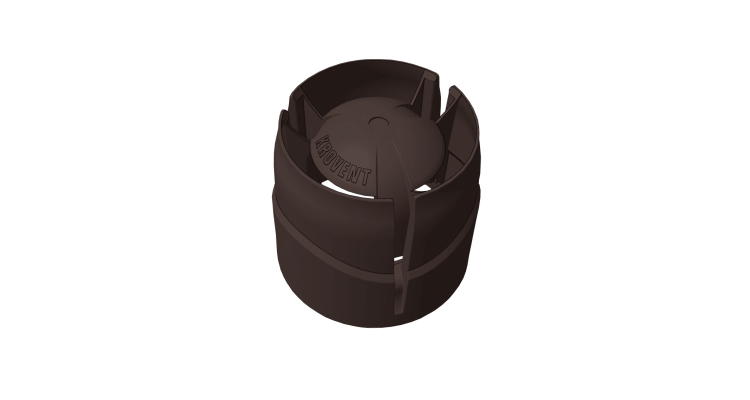 Колпак Krovent Hupcap 110 new коричневый