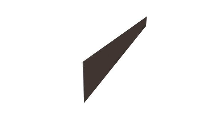 Ламель забора жалюзи Palermo 0,5 Drap RR 32 темно-коричневый