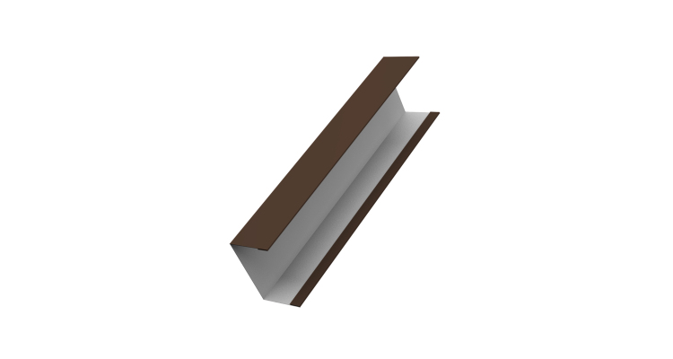 Крышка жалюзи Milan,Tokyo 0,45 Drap RAL 8017 шоколад (2м)