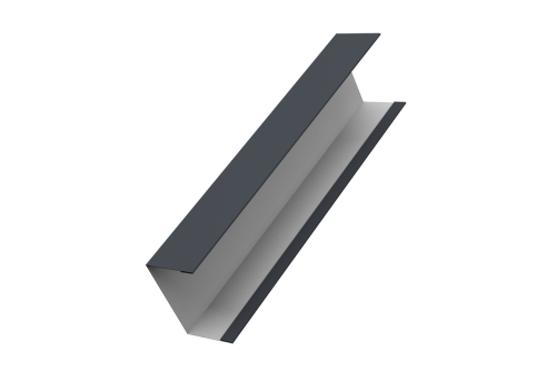 Крышка жалюзи Milan, Tokyo для калиток, ворот 0,5 Satin RAL 7024 мокрый асфальт (2,5м)