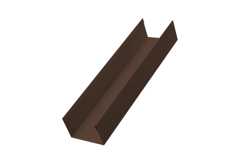 Стойка жалюзи Milan,Tokyo 0,45 Drap-double TX RAL 8017 шоколад (1,8м)