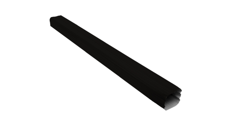 Труба прямоугольная Vortex Matt 1м RAL 9005